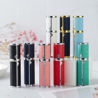 5ml Nowy Atomizer do Perfum Skórzany z Możliwością Napełniania Pojemnik na Zapach Butelka z Rozpylaczem Butelka na Perfumy