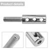Stainless Steel Cable Connector for Gym Machines Fits 5mm to 6mm Cables