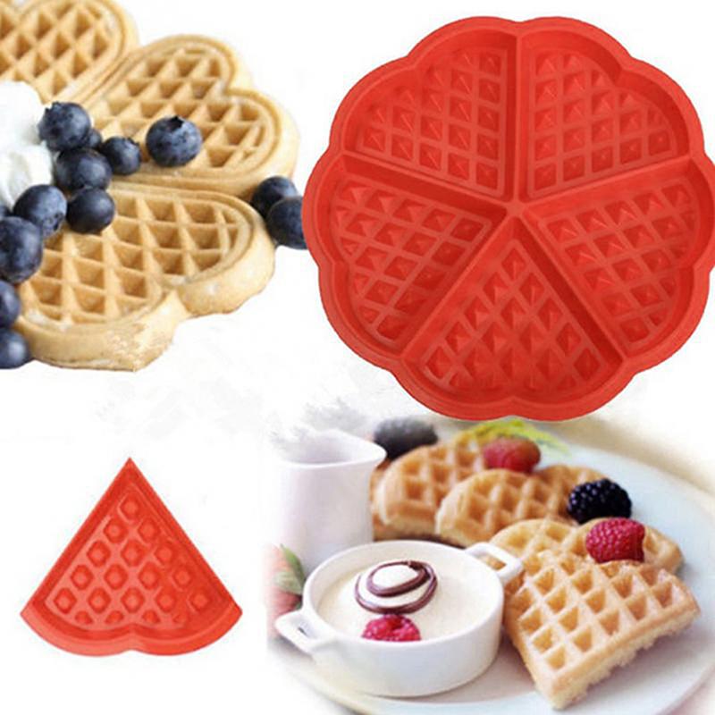 Waffle Mold Silicone Cake Mould Kitchen Baking Molds Chocolate Bread Mold Non-Stick Muffin Mould Cookie Cooking Tool Bakeware