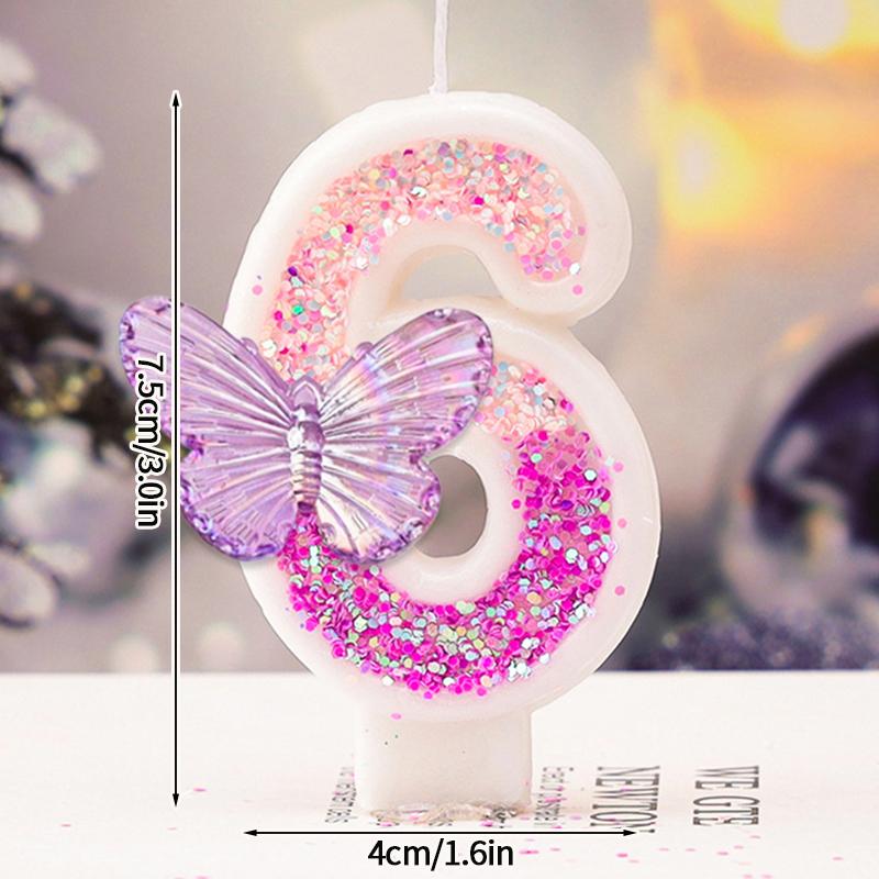 3D Number Cake Decorating Candle Birthday Candles Multicolor Cake Topper Baby Shower Party 1st Dessert Decor for Any Celebration
