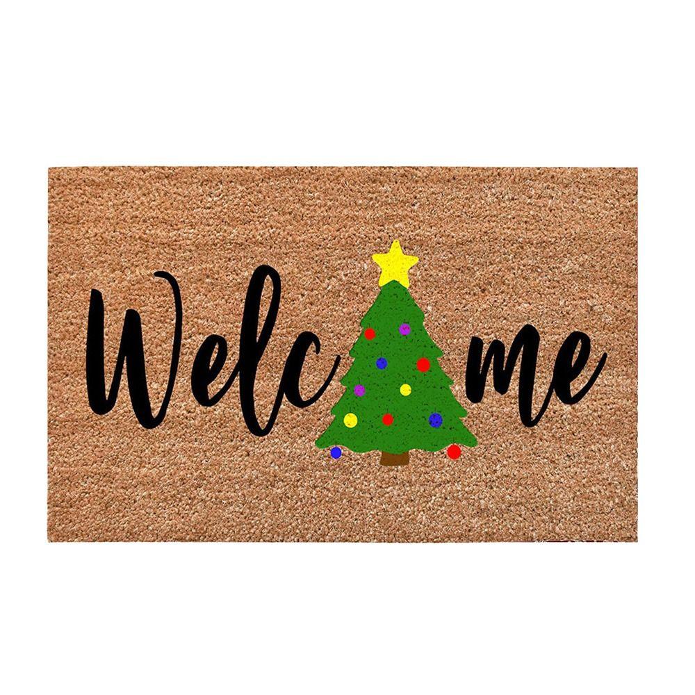 Mat Living Room Bedroom Xmas Home Decor Christmas Decoration Corridor Carpet Door Mat Hallway Mat