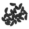 20 Pairs Silicone Eyeglass Nose Pads D Shaped Slip Resistant Adhesive Nose Cushions for All Types Glasses Black
