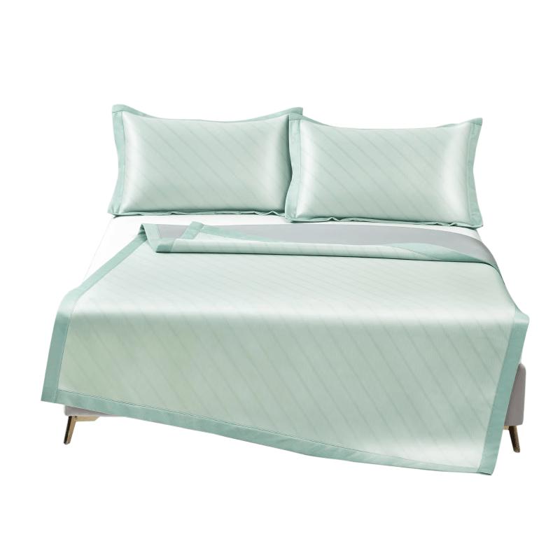 Luolai Class A Washable Ice Silk Cooling Mat Set 2-piece Set, 1.2m Bed (120x200cm)