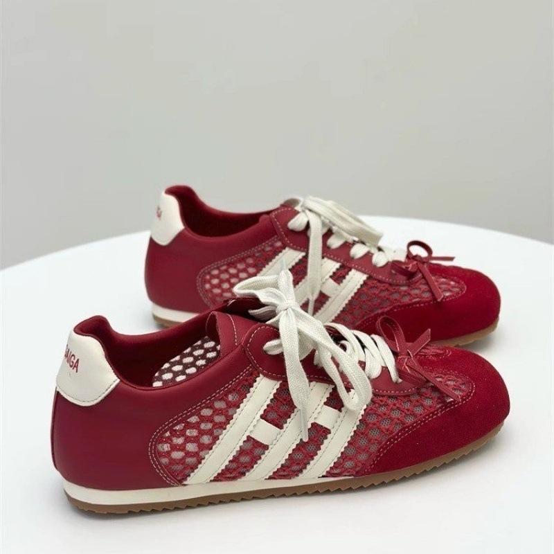 

Niche Wukong Dexun Shoes Women s 2025 New Summer Mesh Breathable Sports Casual Shoes Versatile Flat-soled Forrest Gump Shoes 40 красный