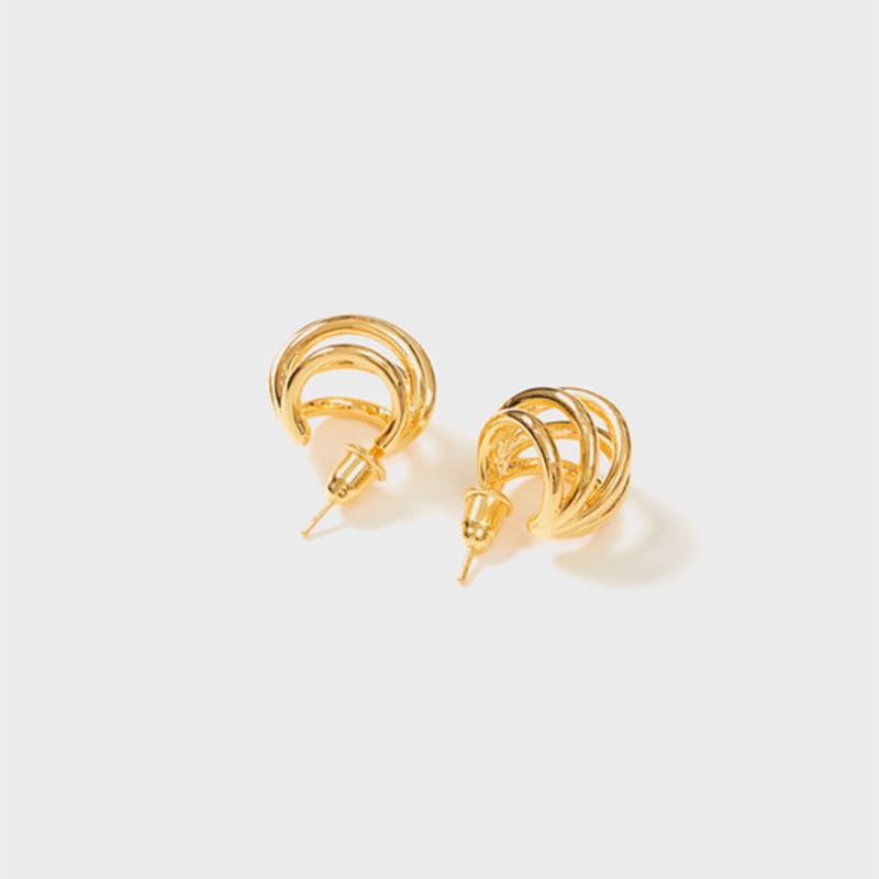 EENK Quintuple Earrings - Gold
