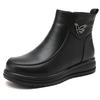 Mode Winter Damen Elegant Komfort Weiche Sohle Leder Stiefeletten Dick Plüsch Warm Schnee Mutter Wasserdicht Rutschfeste Stiefel
