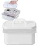 Nail Storage Case for Nail Gel PP S.fields.inc Toolbox, 2-Tier, Parts, Nails, Portable,