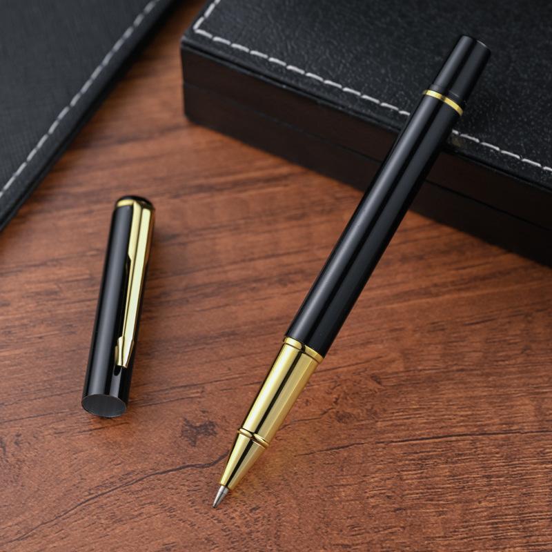 Straight Hair Multi-Color Metal Signature Pen, Neutral Fountain Pen, Orb Pen, Business Advertising, Gift Pen Print