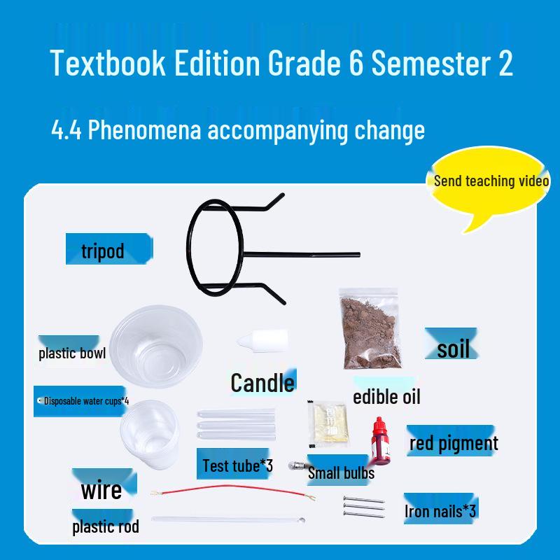 

Набор для научного эксперимента для шестого класса: Издание учебника для второго семестра