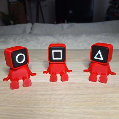 New Gonggi Game Doll Model Ornaments Mobile Joint Game Dolls Home Decor Creative 3d Printed Toys Gonggi Korean Game Model Toys