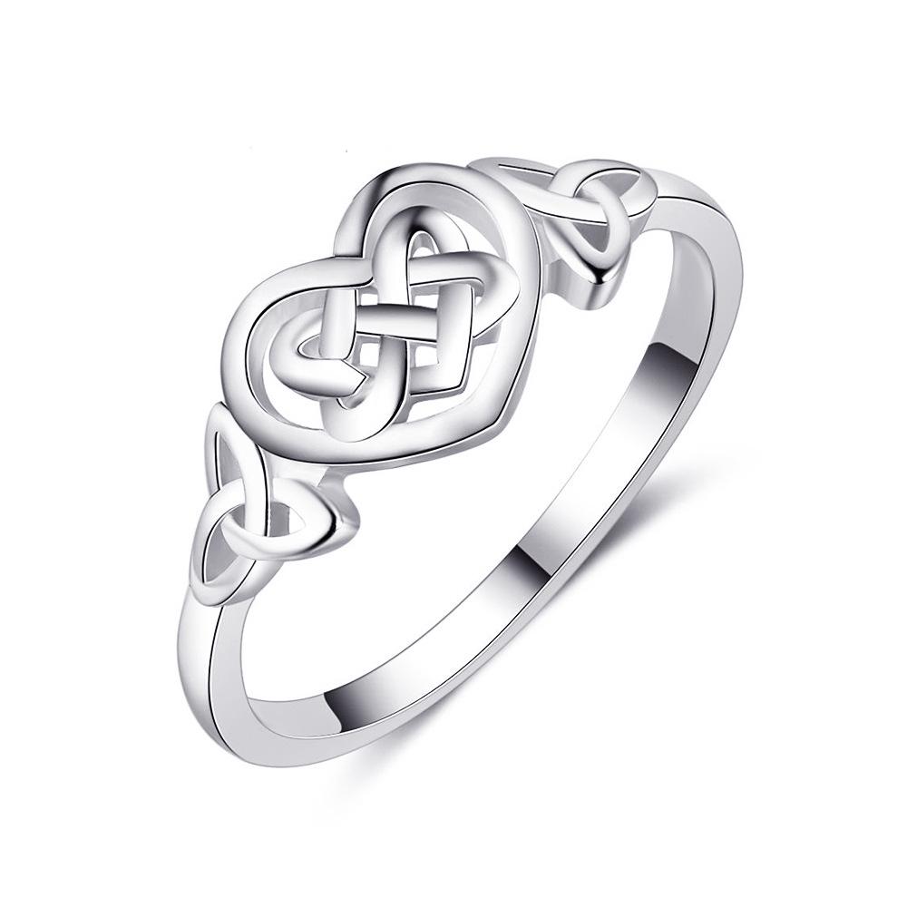 Trendy Diamond Butterfly Heart Open Ring - Unique Musical Note Design for Couples