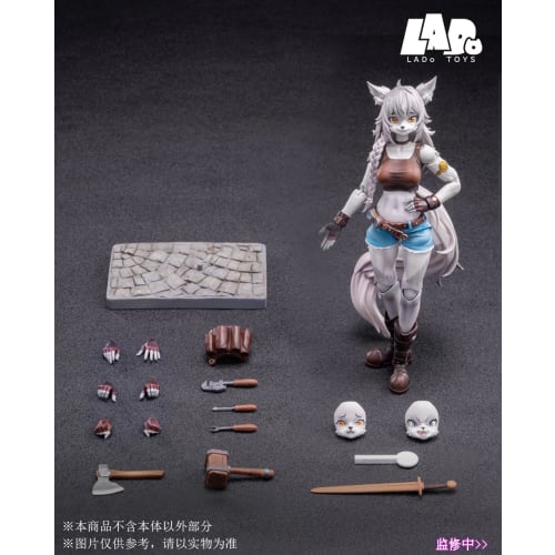 LADo TOYS ERA 001 Liya Mechanic Ver. 1/12 Scale PVC, ABS, and POM Painted Movable Figure