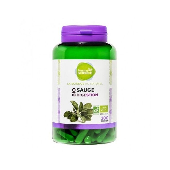 Pharmascience sauge bio digestion 200 gélules
