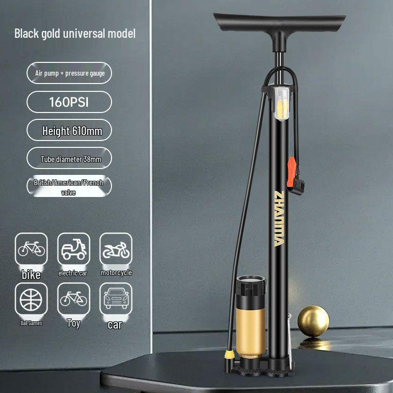 Univerzální vysokotlaká vzduchová pumpa na kola, auta, motocykly a sportovní vybavení
