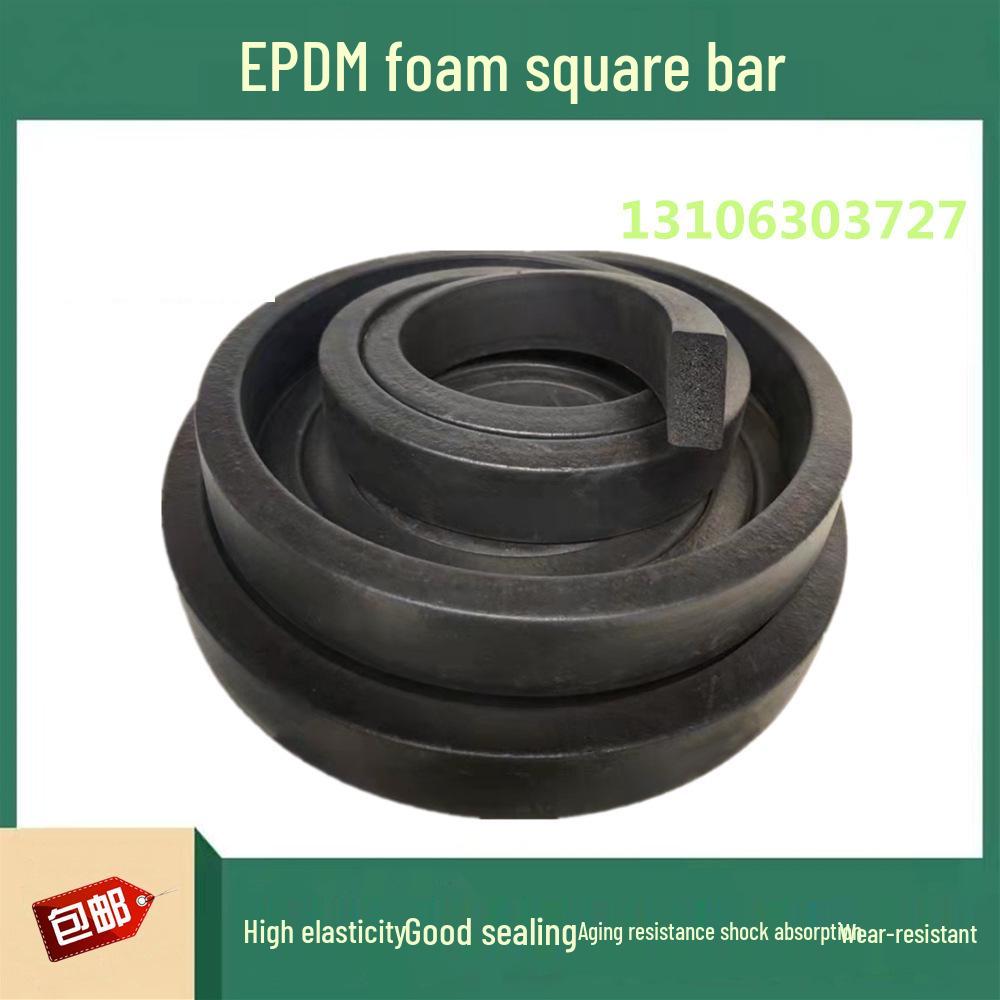 EPDM Černé Obdélníkové Houbové Gumové Těsnění pro Skříňku