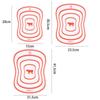 Meat Non-slip Kitchen Accessories Frosted Cutting Plate Kitchen Tools Cutting Board Chopping Board