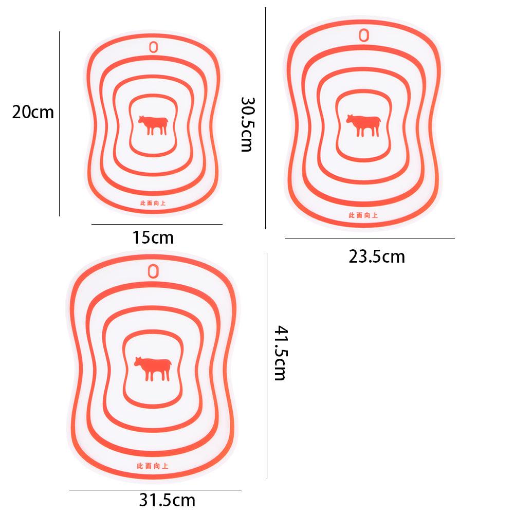 Meat Non-slip Kitchen Accessories Frosted Cutting Plate Kitchen Tools Cutting Board Chopping Board