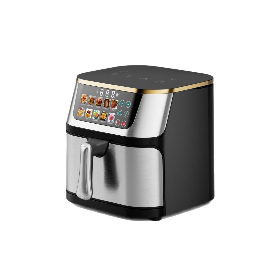 Smart Stainless Steel Air Fryer with Visual Display - Large Capacity, US Standard
