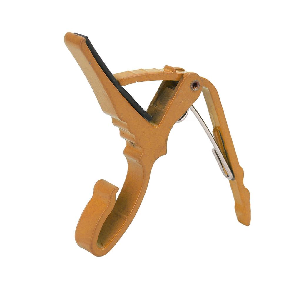 Guitar Capo Alloy Quick Tone Change Portable Instrument Accessory for Playing Performance Gold