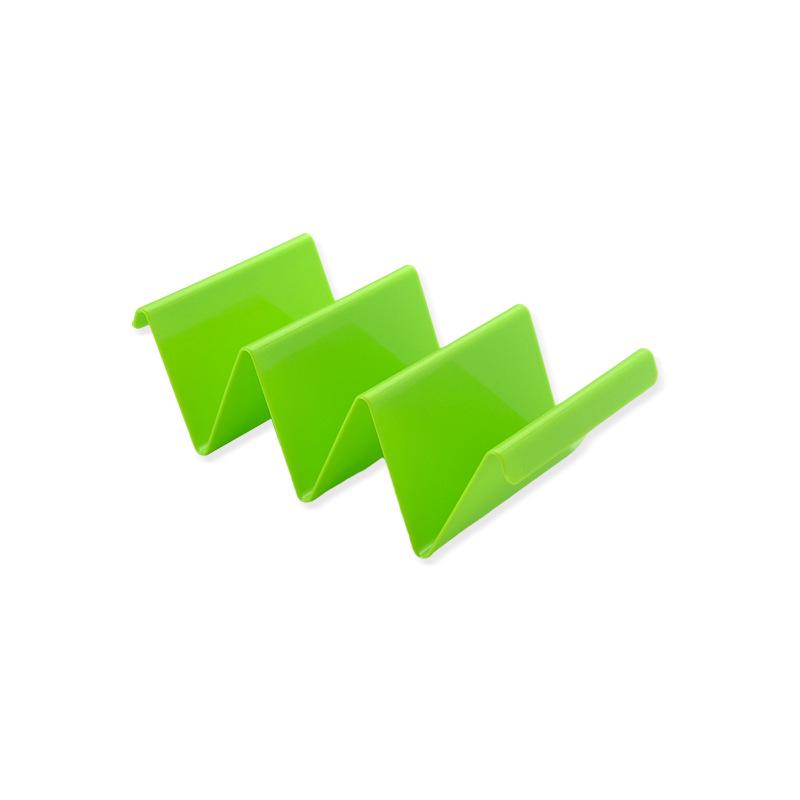 Mehrfarbiger gewellter Taco- & Pfannkuchenständer - Hohler mexikanischer Tortillahalter für BBQ