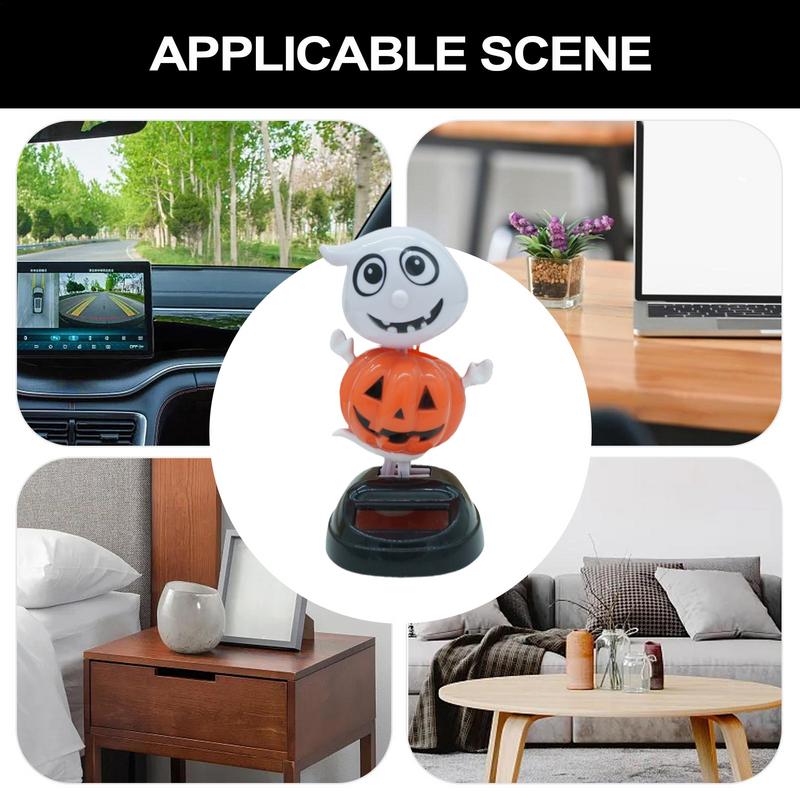Dashboard Ornament Solar Car Ornament Cute Home Decoration Automotive Interior Accessories For Travel Desktop Rv Daily Use Men