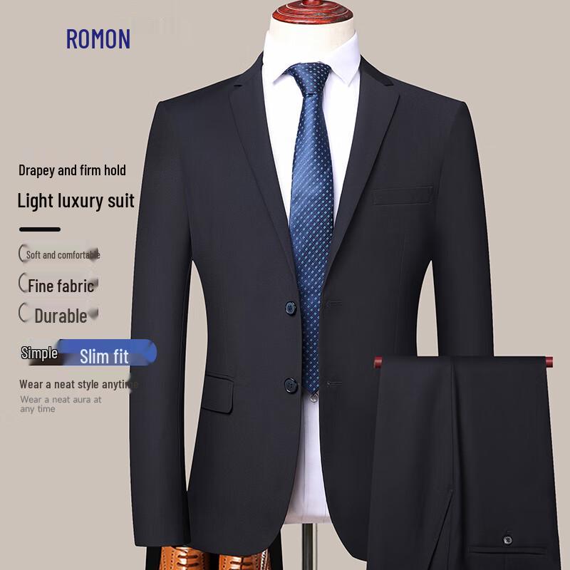 Romon Men s Business Formal Suit Set 170/88A