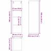 Hanging Cabinet Grey Sonoma 30 x 29.5 x 100 cm Particleboard