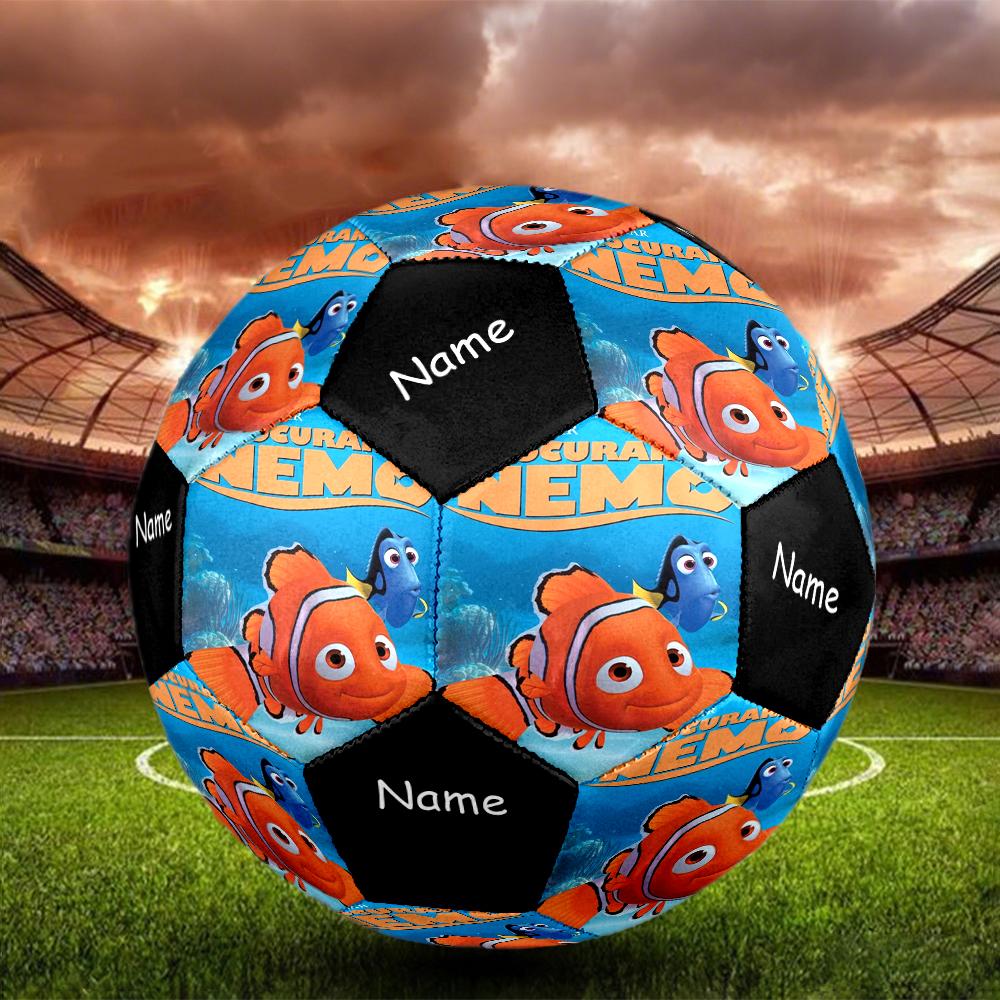 Custom Name Nemo Theme Size 5 Soccer Ball, Suitable for Both Indoor and Outdoor Matches, a Gift Suitable for Everyone.