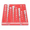 34PCS Screw Nut and Bolt Thread Checker Aluminum Alloy High Accuracy Bolt Nut Measuring Tool