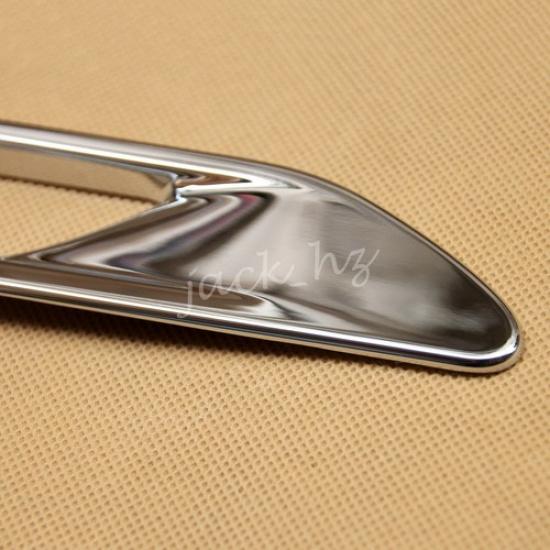 Chrome Rear Bumper Reflector Fog Light Cover For Nissan Qashqai 2018-