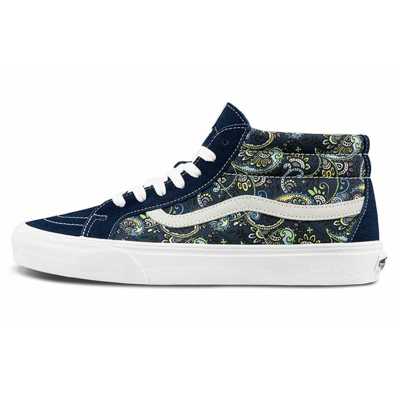 Vans Sk8 Mid Reissue 'Paisley Dress Blues' Vans VN0A391FITN