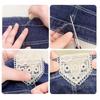 5Pcs Cotton Jeans Waist Expander Soft Hollow Lacework Adjustable Waist Extenders for Men Women Daily Wear