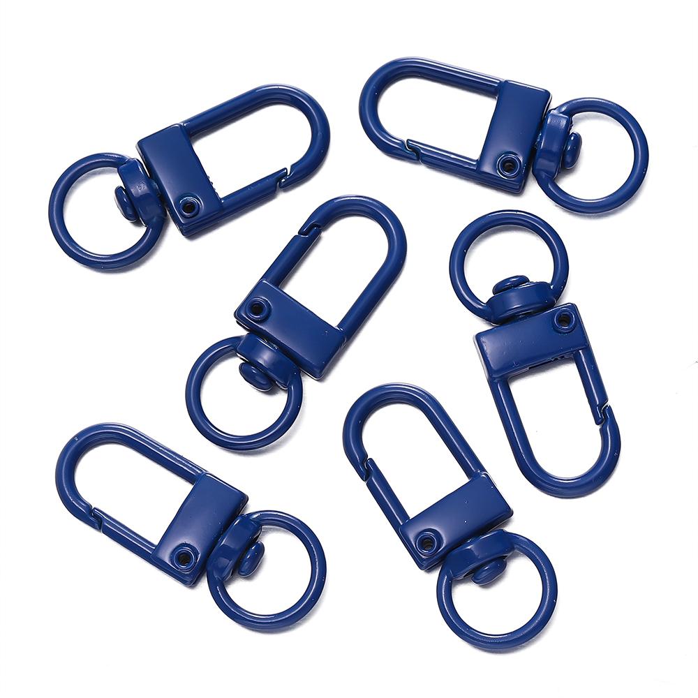 10pcs/Lot High Quality Colorful Alloy Snap Lobster Clasp Hooks Keychain Findings for DIY Key Chain Necklace Bracelet Supplies