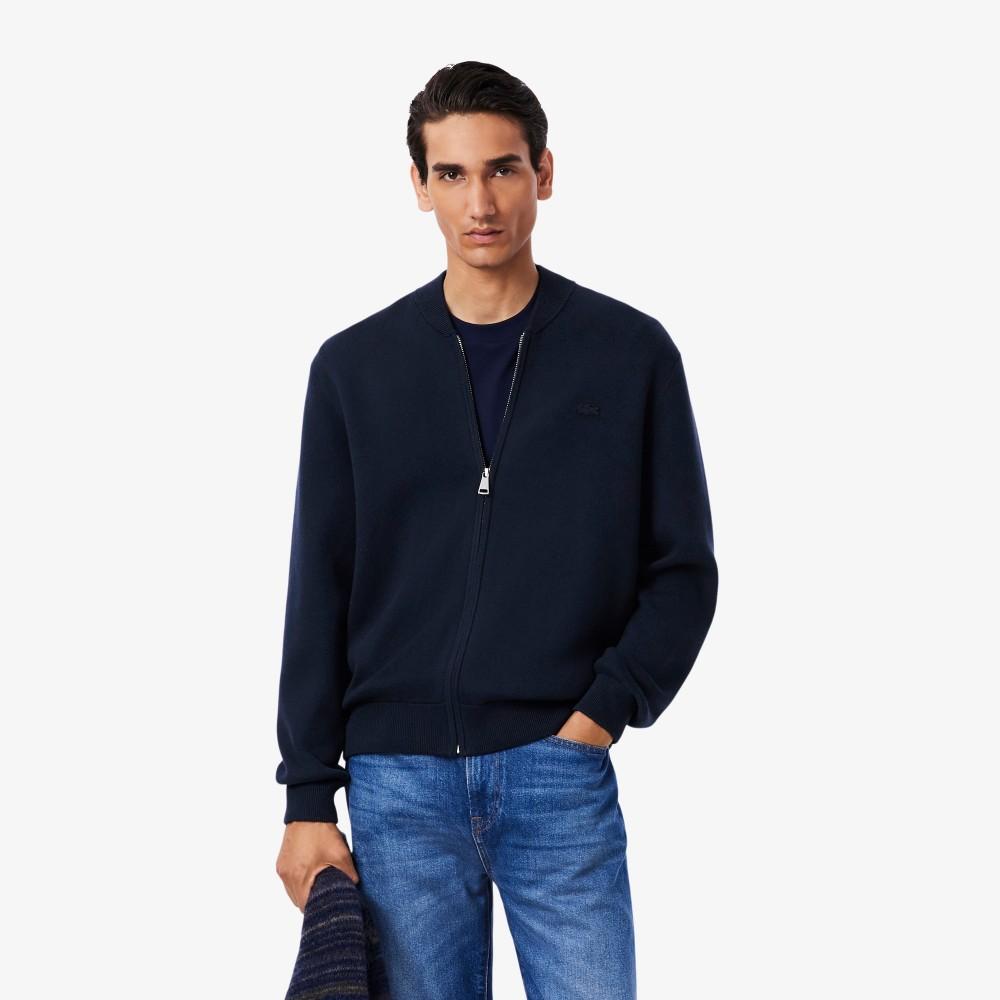 [Lacoste] Men s PARIS PACK Zip-Up Bomber Cardigan AH5177-55N166 3