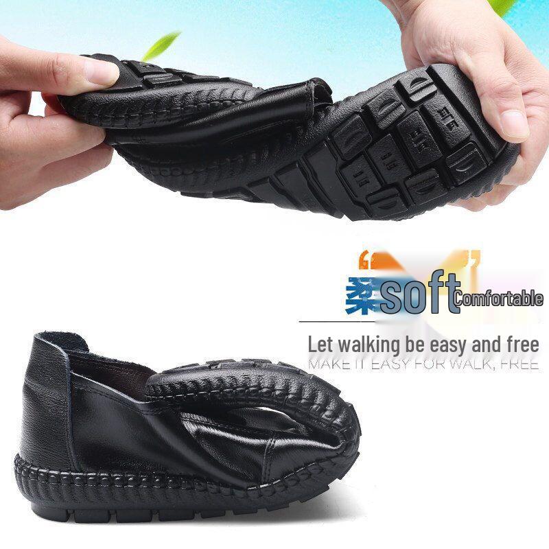 Mocasini Slip-on cu Talpă Moale pentru Bărbați - Pantofi Casual Confortabili din Piele PU