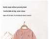 Unisex Pure Cotton Newborn Long Sleeve Bodysuit for Spring and Autumn