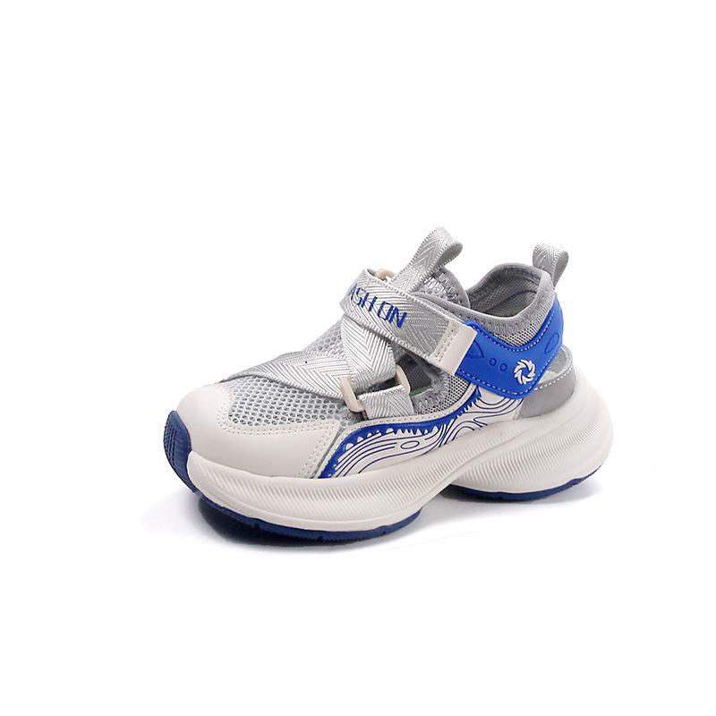 Summer Popular Boys and Girls Hollowed Leisure Sports Sandals Soft Bottom Non-Slip Net Surface Pumps