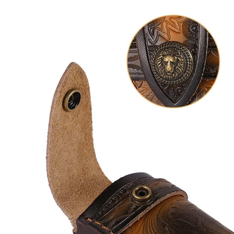 Hunting Knife Sheaths Straight Waterproof Knife Holsters Universal Leather Sheath Waist Hanging for Outdoor Bushcrafts