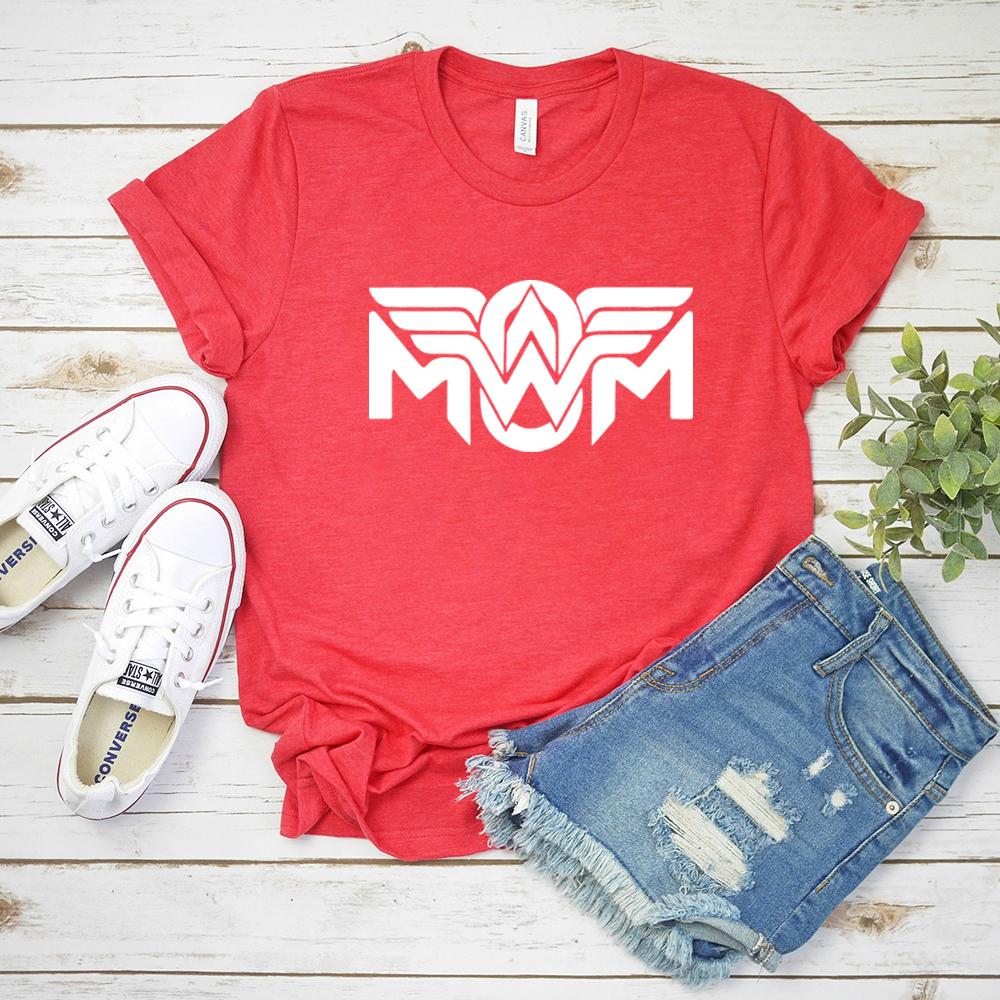 

WonderWomen Tshirt Funny Mom Shirt Superhero Inspired Mom Life Shirt Mothers Day Shirt Vintage Harajuku Tops Gift for Mommy S