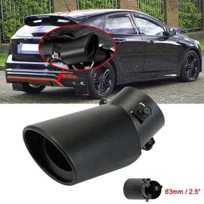 For Ford Focus 2" Car Exhaust Pipe Stainless Steel Rear Exhaust Pipe Tail Muffler Tip Matt Black Universal Car Exhaust