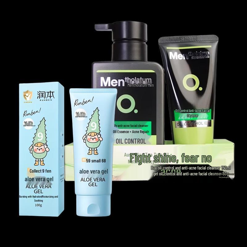 

Mentholatum Oil Control Anti-Acne Cleanser Skincare Set