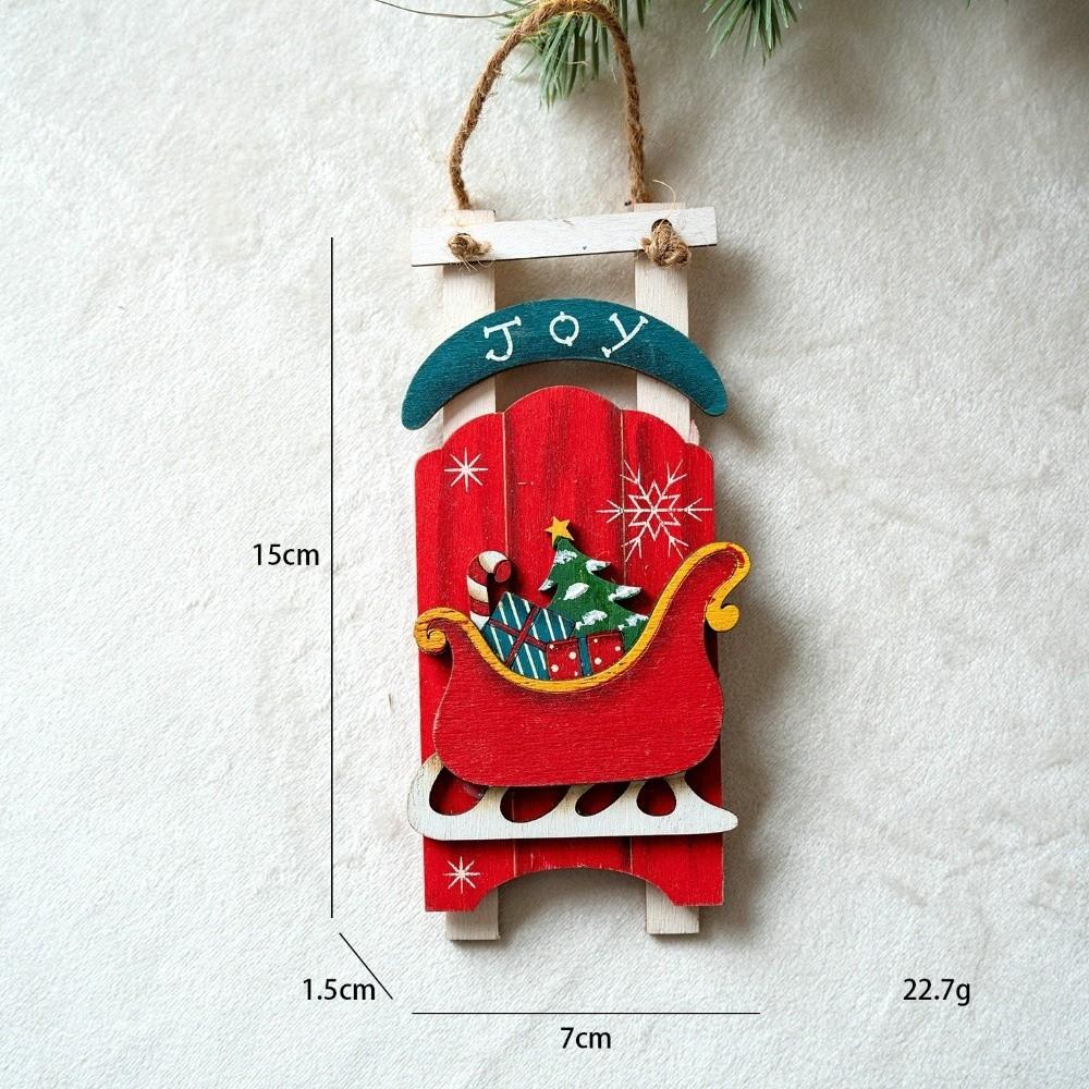 Pendant Style Christmas Tree Pendant Hanging Design Santa Claus Decoration Home Holiday Decor