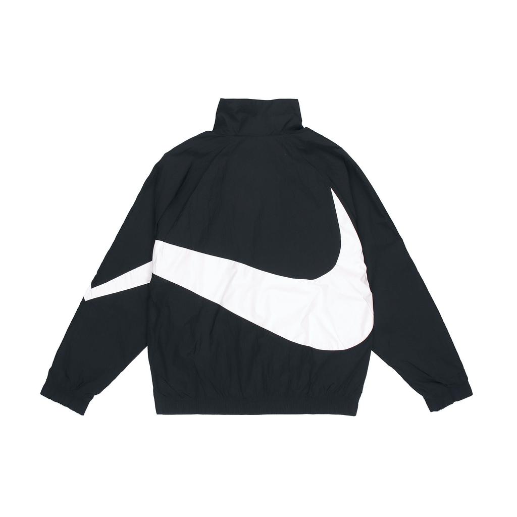 Nike Big Swoosh Woven Statement Jacket (Asia Sizing) Black Men Streetwear AR3133-010
