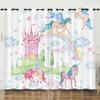 Curtains European And American Cartoon Animals Bear Deer Digital Printing Blackout Curtain Bedroom Punching