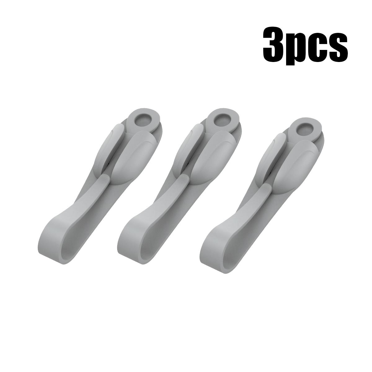 

3PCS No Drill Cable Organizer Self Adhesive Wall Mount for Kitchen Appliance Wire Management Household Use Cable Ties Silicone