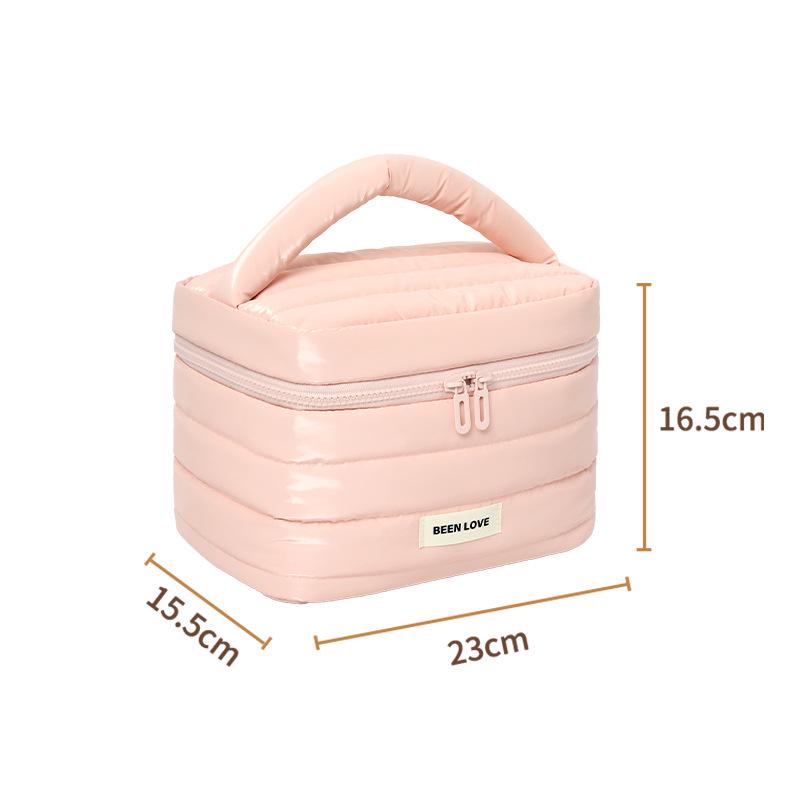 

Beilian Portable Large-Capacity Makeup & Toiletry Bag рожевий