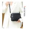 Ladies, Crossbody Bag, Multi-layer Bag, Embroidered Bag, Diamond Patterned Bag, Shoulder Bag, Women's Bag