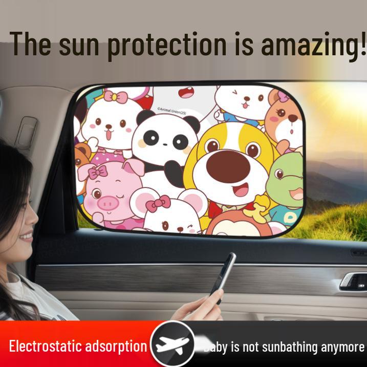 2026 Car Sunshade Heat Insulating Window Curtain - Interior Side Window Sun Blocker