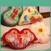 New Chinese Style Plush Pillow With Auspicious Patterns For Home Decor