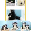 Cute Grey Short Plush Lucife Cat Doll Stuffed Animal Toy For Teenagers 30/45/60/80cm